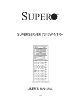 Supermicro SuperServer 7045W-NTR+B, Black User manual