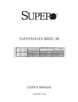 Supermicro 8025C-3R User manual