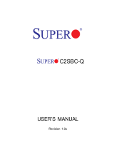 Supermicro C2SBC-Q (Standard Retail Pack) User manual