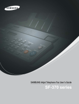 Samsung SF-370 Series User manual