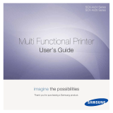 HP Samsung SCX-4824 Laser Multifunction Printer series User manual
