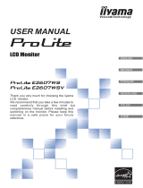iiyama E2607WS-1 User manual