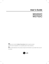 LG M3702C-BA User manual