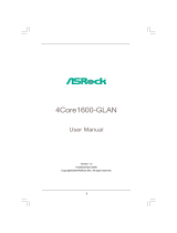 ASROCK 4Core1600-GLAN User manual