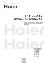 Haier HL37E User manual