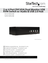 StarTech.com 2 Port StarView DVI/VGA USB KVM Switch w/ Audio User manual