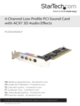 StarTech.com PCISOUND4LP Specification