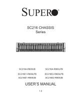 Supermicro SuperChassis 216E1-R900LPB, Black User manual
