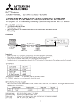Mitsubishi Electric XD435U User manual