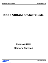 Samsung 1GB, DDR III SDRAM, 1066MHz, CL7 User guide