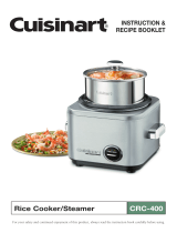 Cuisinart CRC-800FR - Rice Steamer/Cooker User manual