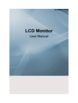 Samsung 19" 933HD LCD Monitor User manual