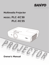 Sanyo XC50 - PLC XGA LCD Projector Owner's manual