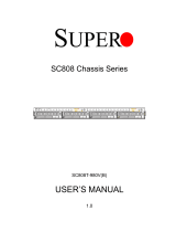 Supermicro SuperChassis 808T-780B, Black User manual