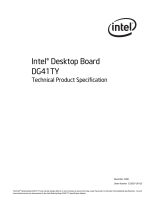 Intel DG41TY Datasheet