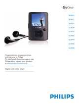 Philips SA3025/97 User manual