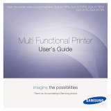 Samsung CLX3175FN - COL LASERPR MLTFUNC 4/17PPM P/C/S/F User manual