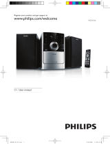 Philips MCM166/05 User manual