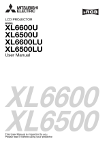 Mitsubishi XL6600U User manual