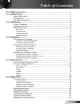 Optoma DLP Projector User manual