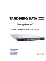 Tandberg Data 1U StorageLoader LTO2 SCSI User manual