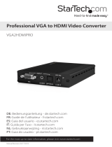 StarTech VGA2HDMIPRO User manual