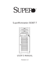 Supermicro SuperServer 5036T-TB, Black User manual