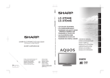 Sharp LC37D44EBK Owner's manual