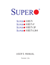 Supermicro X8STi (Standard Retail Pack) User manual