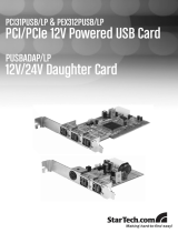 StarTech.com 3 Port PCI Adapter Card User manual