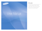 Samsung PL50 User manual