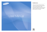Samsung WB550, Gray User manual