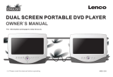 Lenco Portable dvd MES-330 Owner's manual