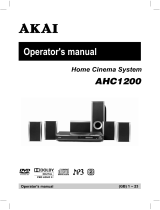 Akai AHC1200 User manual