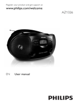 Philips AZ1326 CD Soundmachine User manual