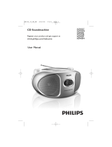 Philips AZ102F CD Soundmachine User manual
