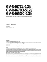 Gigabyte GV-R465OC-1GI User manual