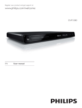 Philips DVP3380 HDMI 1080p DivX Ultra User manual