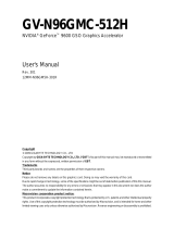 Gigabyte GV-N96GMC-512H User manual