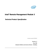 Intel AXXRMM3 Specification