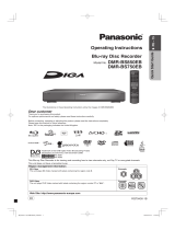 Panasonic DMR-BS850 Blu-ray Disc Recorder Operating instructions
