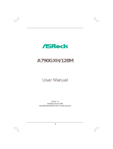 ASROCK A790GXH/128M User manual