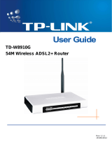 TP-LINK TD-W8910G User manual
