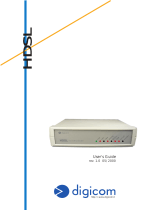 Digicom Modem HDSL Ethernet User guide