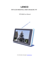 Lenco TFT TV TFT-1020 User manual