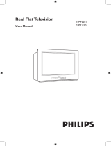 Philips 21PT2327C 21" real flat TV User manual
