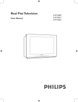 Philips 21PT5027 21" real flat TV User manual
