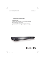 Philips DVP3126X  DVD Player User manual