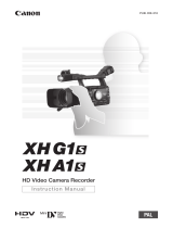 Canon XH A1s User manual