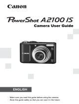 Canon PowerShot A2100 IS Owner's manual